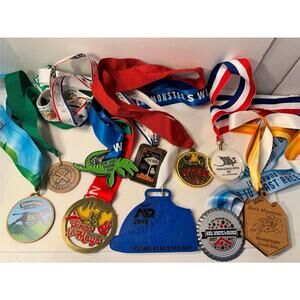 Lot of 10 Different Race / Running / Other / Marathon Medal Collection (Lot 16)